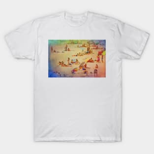 the sunny side of people. beach T-Shirt